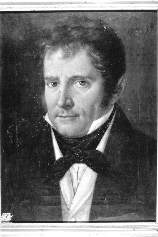 ritratto d'uomo (dipinto) - ambito Italia meridionale (seconda metà sec. XIX)