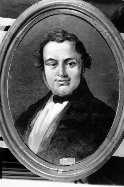 ritratto d'uomo (dipinto) - ambito pugliese (seconda metà sec. XIX)