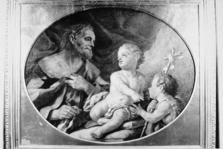 San Giuseppe, Gesù bambino e San Giovannino (dipinto) di Diano Giacinto detto Pozzolano (attribuito) (seconda metà sec. XVIII)