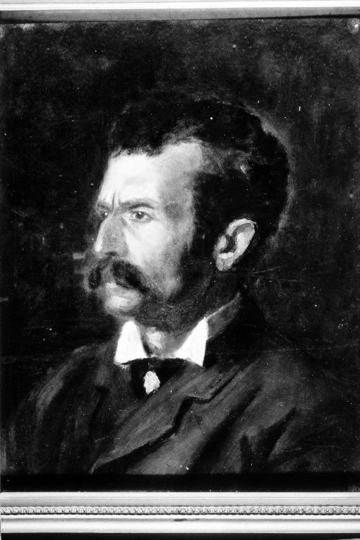 ritratto d'uomo (dipinto) di Gabbiani Giuseppe (sec. XIX)