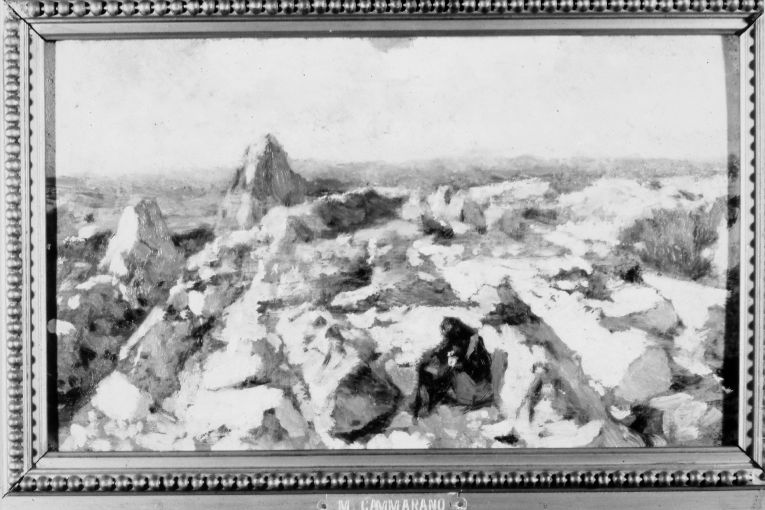 Asmara, Paesaggio (dipinto) di Cammarano Michele (secc. XIX/ XX)