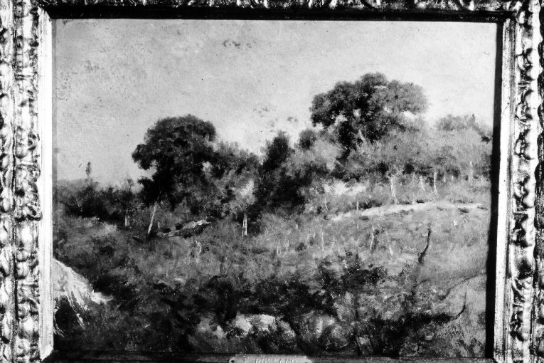 Paesaggio di Cava dei Tirreni (dipinto) di Rossano Federico (secc. XIX/ XX)