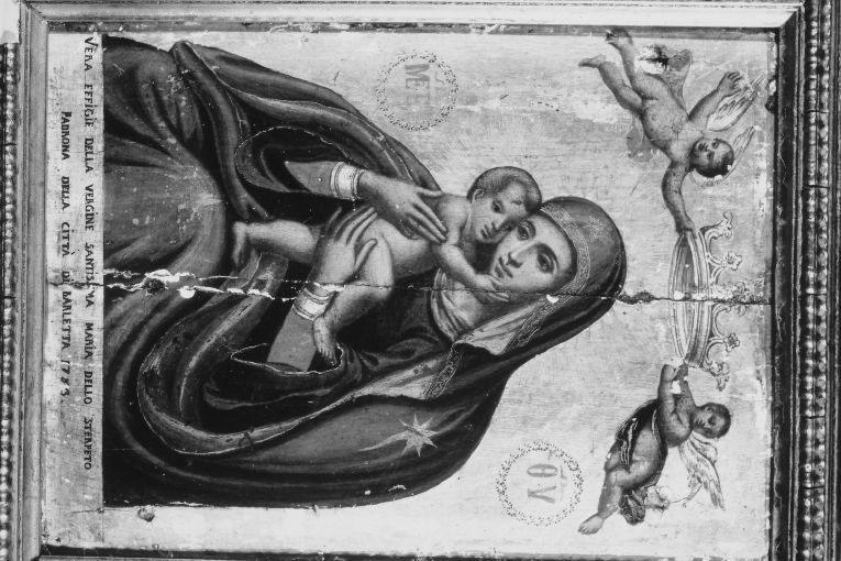 Madonna dello Sterpeto con Bambino e angeli (dipinto) - ambito pugliese (sec. XVIII)