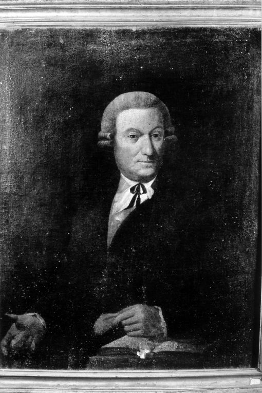 ritratto d'uomo (dipinto) - ambito toscano (sec. XVIII)