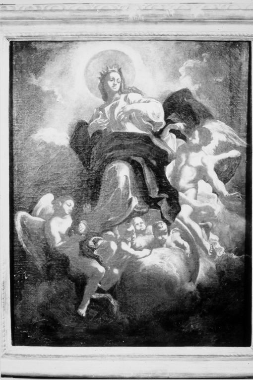 Madonna Immacolata (dipinto) di Solimena Francesco detto Abate Ciccio (attribuito) (secc. XVII/ XVIII)