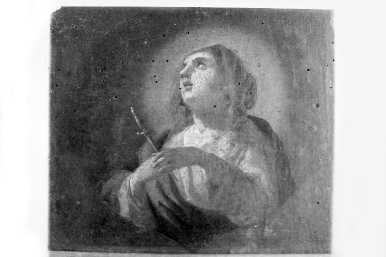 Madonna Addolorata (recto) //Cuore Addolorato di Maria (verso) (dipinto) - ambito pugliese (sec. XVIII)