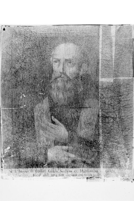 P. Giovanni Carafa, ritratto d'uomo (dipinto) - ambito pugliese (sec. XVIII)