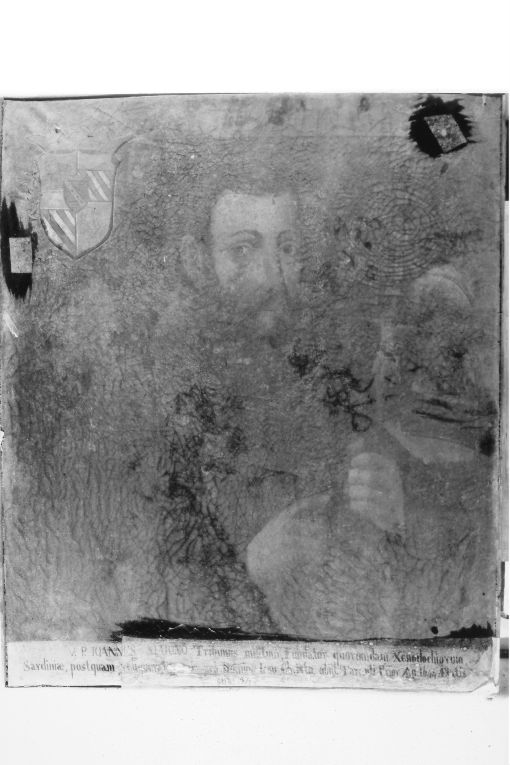 P. Ioannes Marino, ritratto d'uomo (dipinto) - ambito pugliese (sec. XVIII)