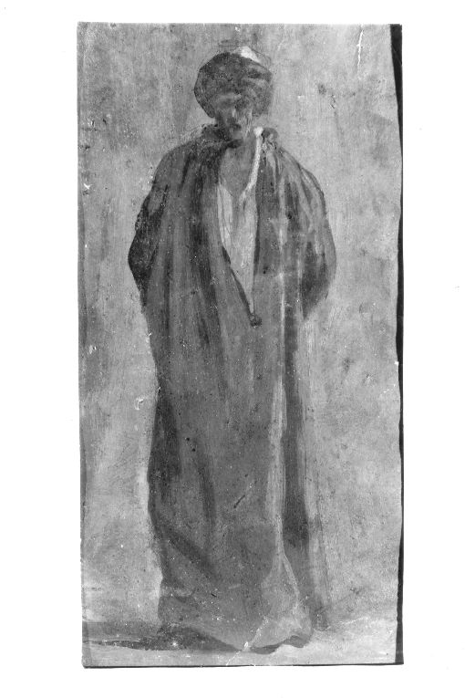 Figura di arabo (dipinto) di Girondi Raffaele (inizio sec. XX)