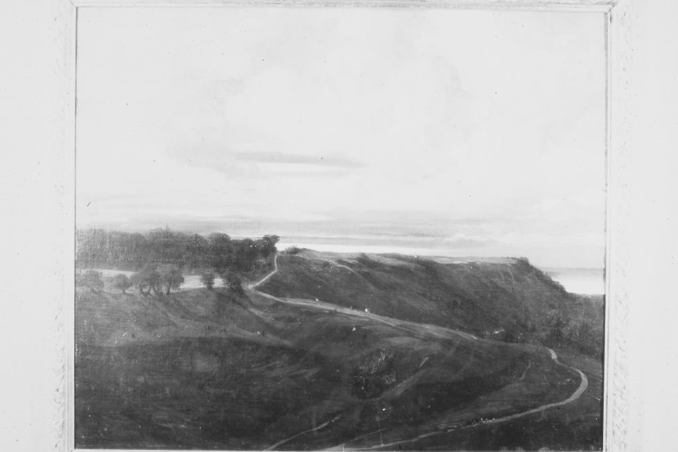 Paesaggio (dipinto) di Rousseau Theodore (sec. XIX)