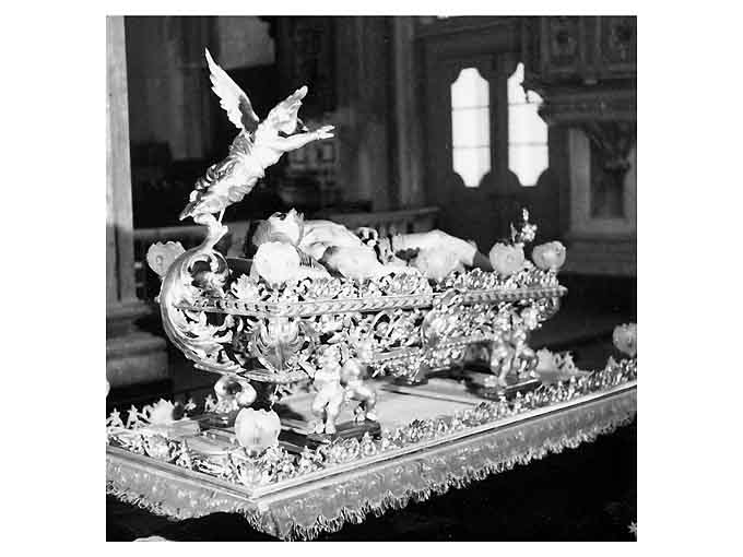 Cristo morto (cataletto) - ambito pugliese (fine/inizio secc. XIX/ XX)