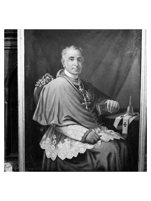 Ritratto di Mons. Gaetano Rossini vescovo di Giovinazzo (dipinto) di De Napoli Michele (attribuito) (sec. XIX)