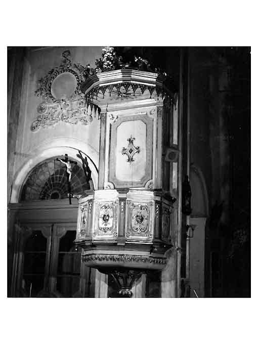 pulpito - ambito Italia meridionale, ambito veneto (fine/inizio secc. XVIII/ XIX)