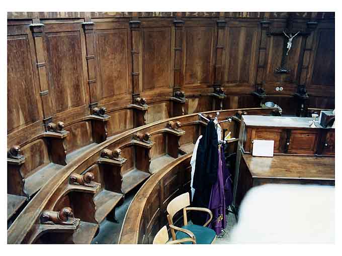 stalli del coro - ambito pugliese (secondo quarto sec. XIX)