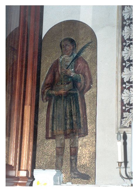 San Damiano (dipinto) di De Musso Saverio (cerchia) (sec. XVIII)