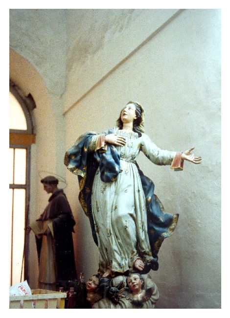 Madonna Assunta (statua) - ambito napoletano (prima metà sec. XVIII)