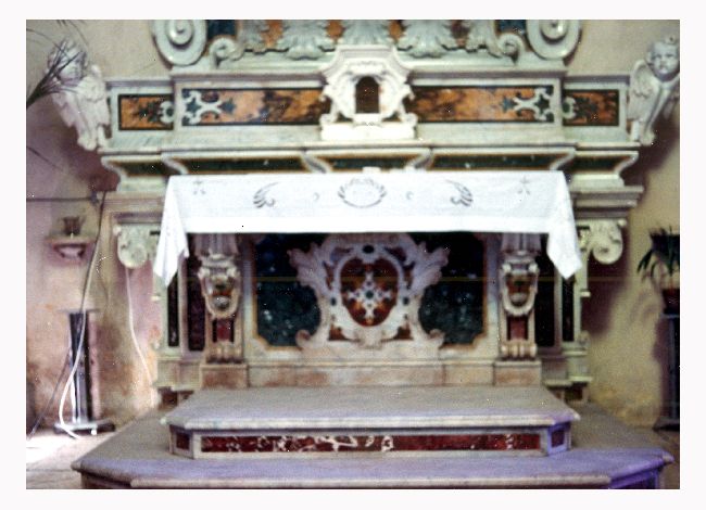 altare - ambito napoletano (metà sec. XVIII)