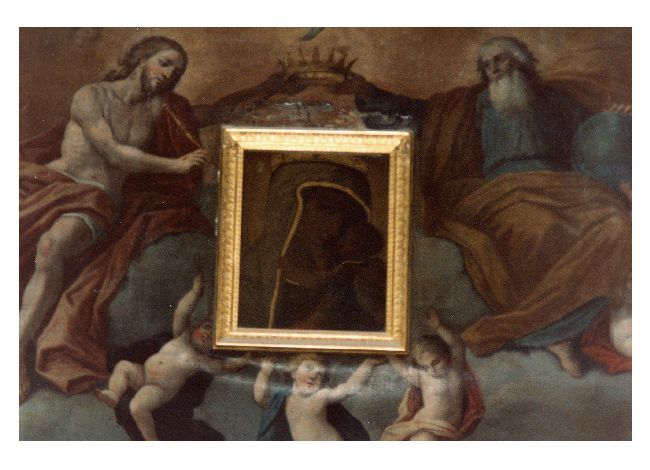 Madonna del Carmine, Madonna con Bambino (dipinto) - ambito bizantino (sec. XVI)