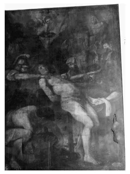 Martirio di san Lorenzo (dipinto) di Ricciardi Nicola (attribuito) (seconda metà sec. XVII)