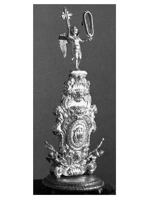 reliquiario - ambito napoletano (sec. XIX)