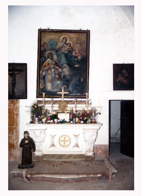 altare - ambito pugliese (sec. XVIII)