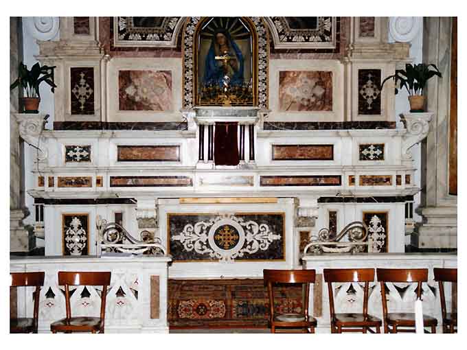 altare - ambito pugliese (prima metà sec. XX)