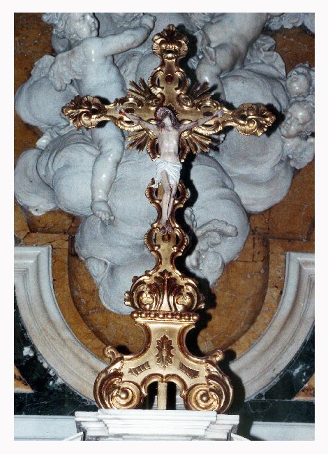 Cristo crocifisso (croce d'altare) - ambito pugliese (sec. XIX)