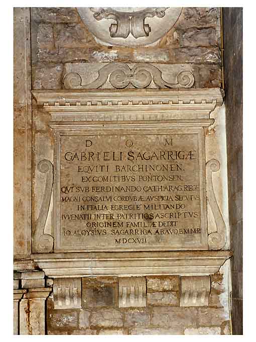 lapide - ambito pugliese (sec. XVII)