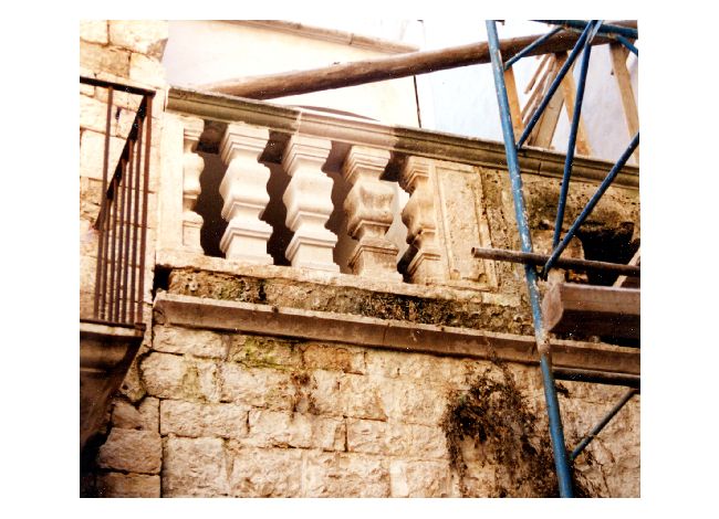 balaustrata - produzione pugliese (sec. XVIII)