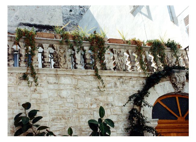 balaustrata - produzione pugliese (secondo quarto sec. XVIII)