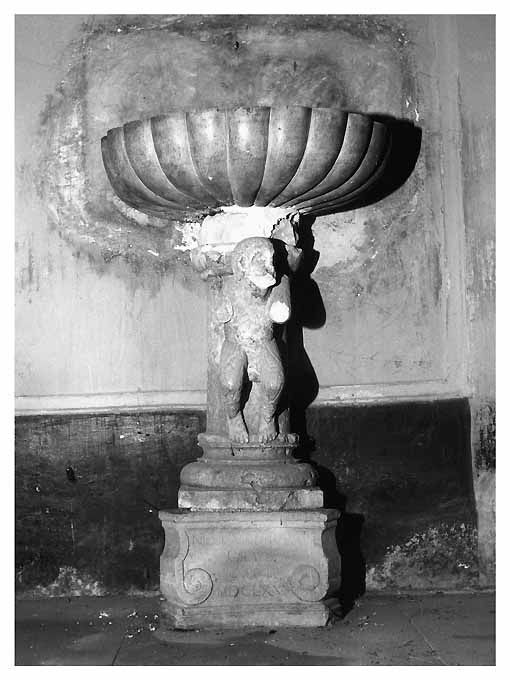 acquasantiera di Rosa Nicola Vincenzo (fine/inizio secc. XII/ XIII, sec. XVII, sec. XVIII)