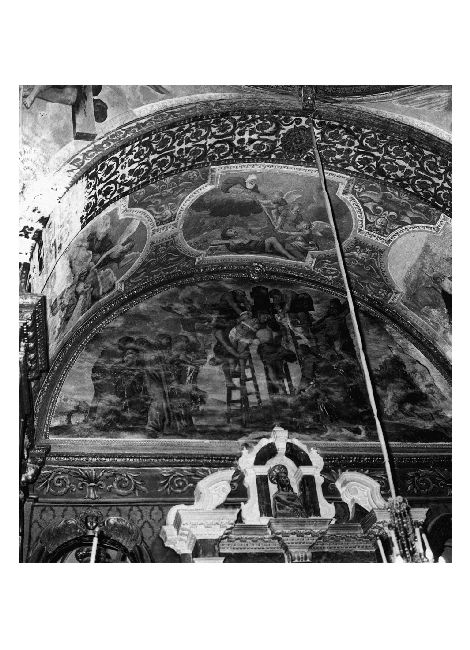 deposizione di Cristo dalla croce (dipinto) di Rosa Carlo (bottega) (sec. XVII)