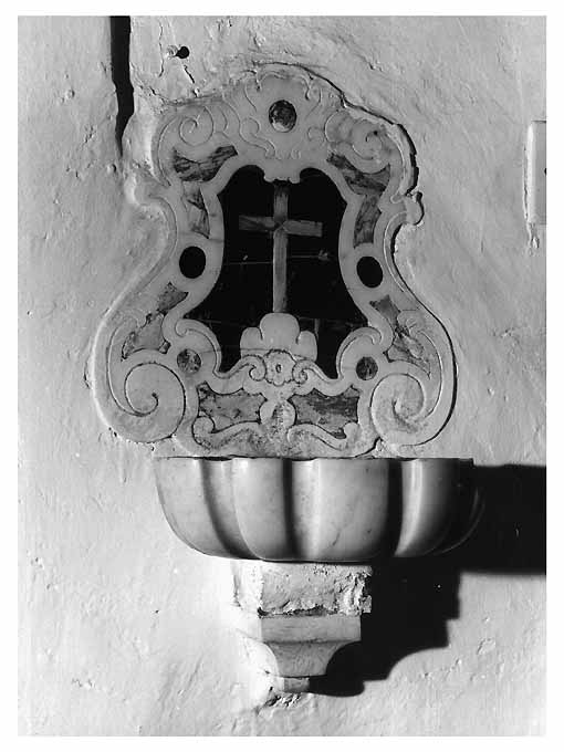 acquasantiera - ambito bitontino (sec. XVIII)