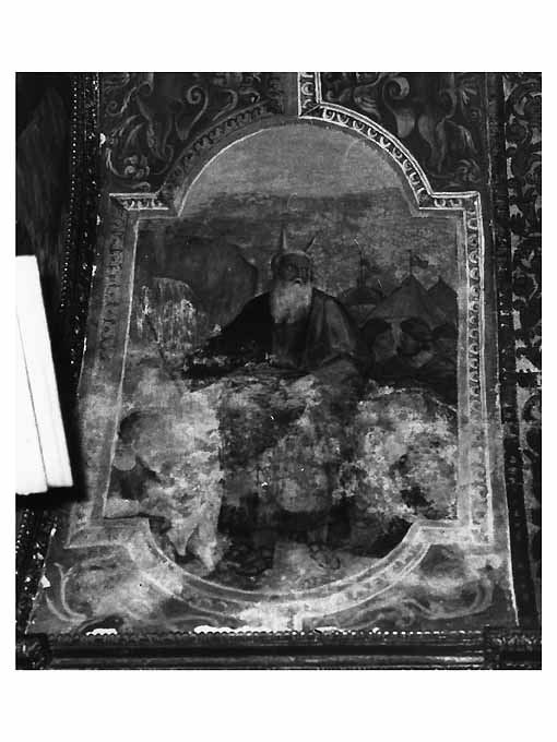 Mosè fa scaturire l'acqua dalla roccia (dipinto) di Rosa Carlo (seconda metà sec. XVII)