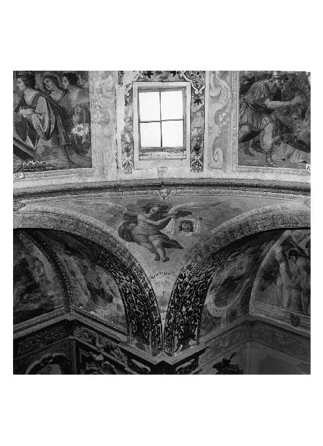 angelo regge il velo della Veronica (dipinto) di Rosa Carlo (bottega) (sec. XVII)