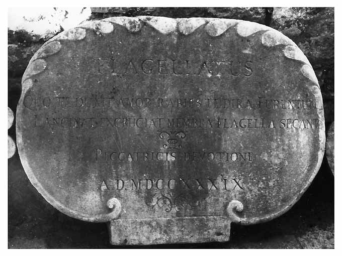 lapide - ambito Italia meridionale (sec. XVIII)