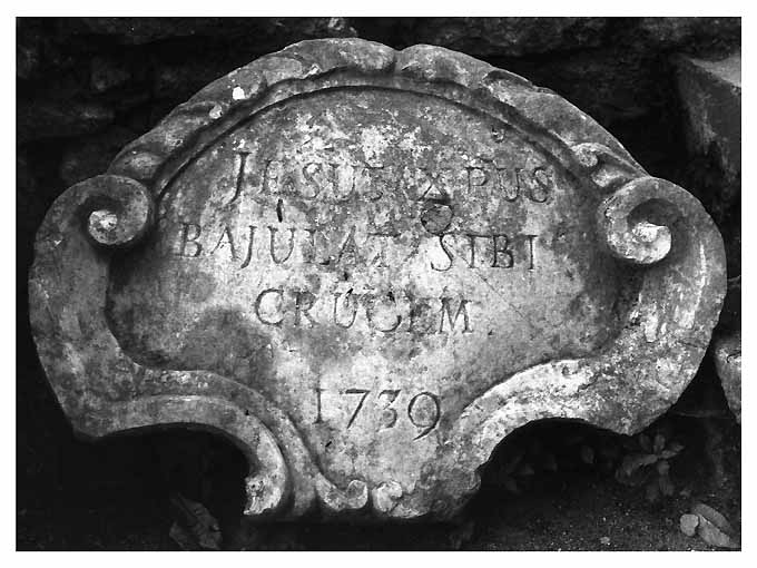 lapide - ambito Italia meridionale (sec. XVIII)