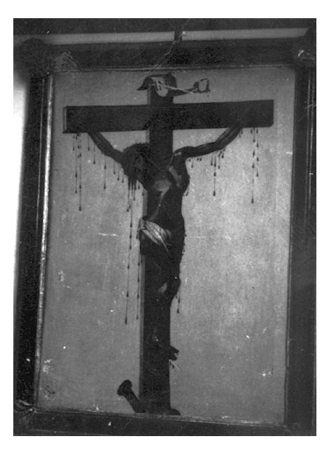 Cristo crocifisso (dipinto) - ambito bitontino (secc. XVIII/ XIX)