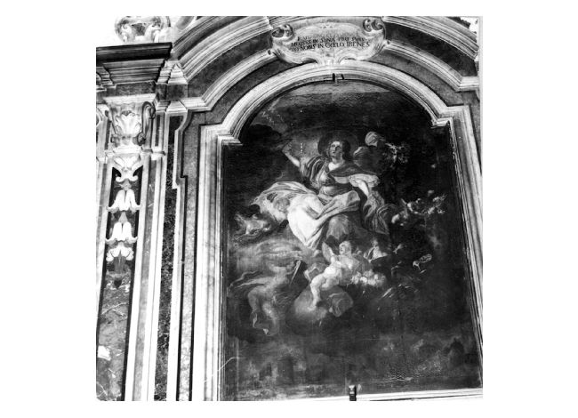 gloria di Sant'Irene vergine e martire (dipinto) - ambito Italia meridionale (sec. XVIII)