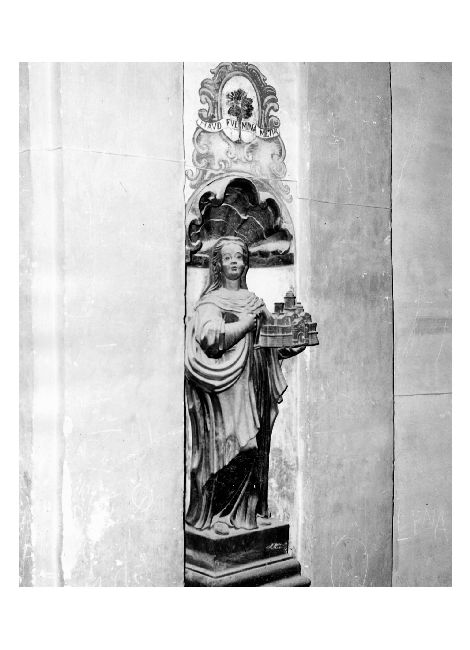 Santa Barbara (scultura) - ambito bitontino (sec. XVIII)