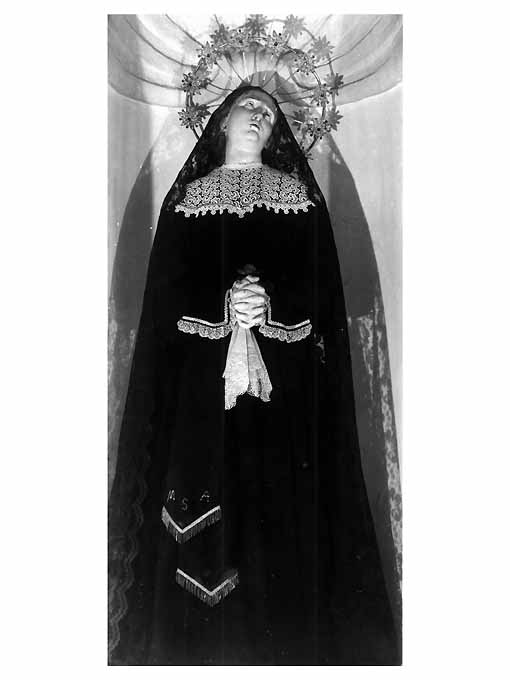 Madonna Addolorata (statua) - ambito bitontino (fine/inizio secc. XVIII/ XIX)