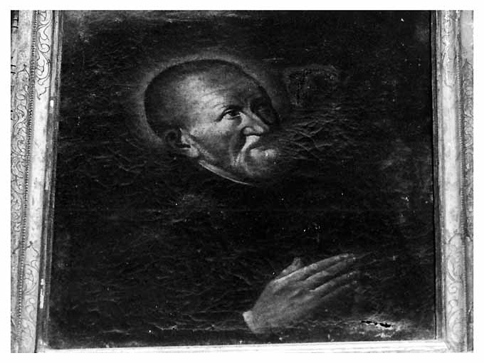 Santo orante (dipinto) - ambito Italia meridionale (seconda metà sec. XVII)