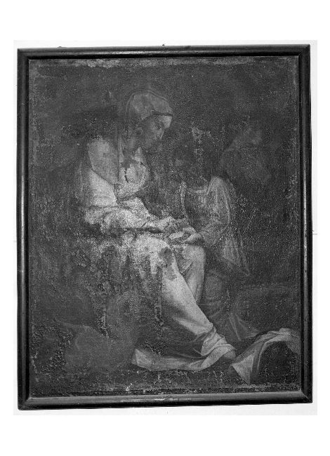 San Gioacchino Sant'Anna e Maria Vergine bambina (dipinto) - ambito bitontino (sec. XVII)