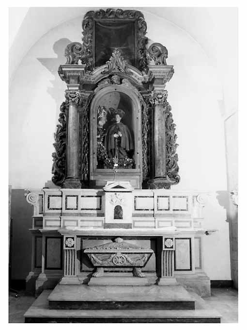 altare - ambito bitontino (seconda metà sec. XVII, sec. XIX)