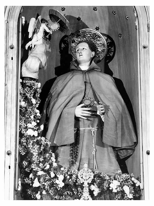San Pasquale Baylon (statua) - ambito bitontino (sec. XIX)