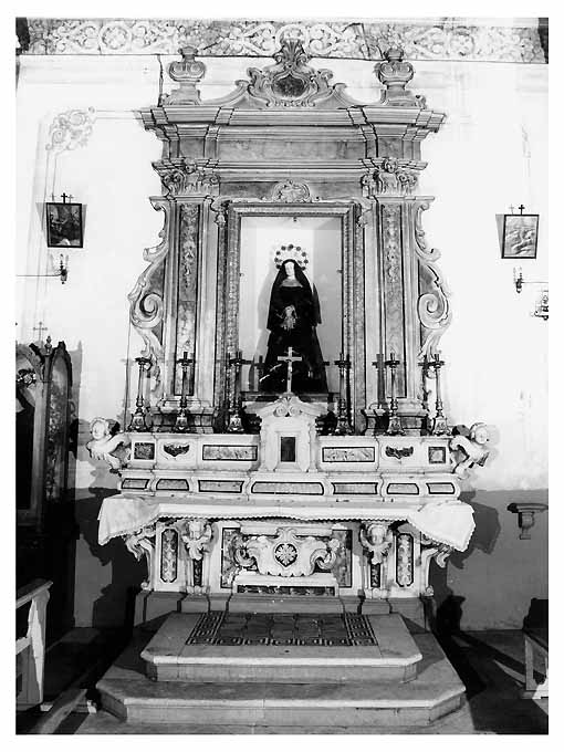 altare - ambito bitontino (inizio sec. XIX)