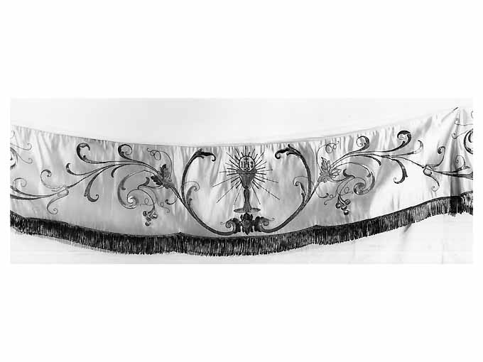 tovaglia d'altare - manifattura pugliese (sec. XIX)