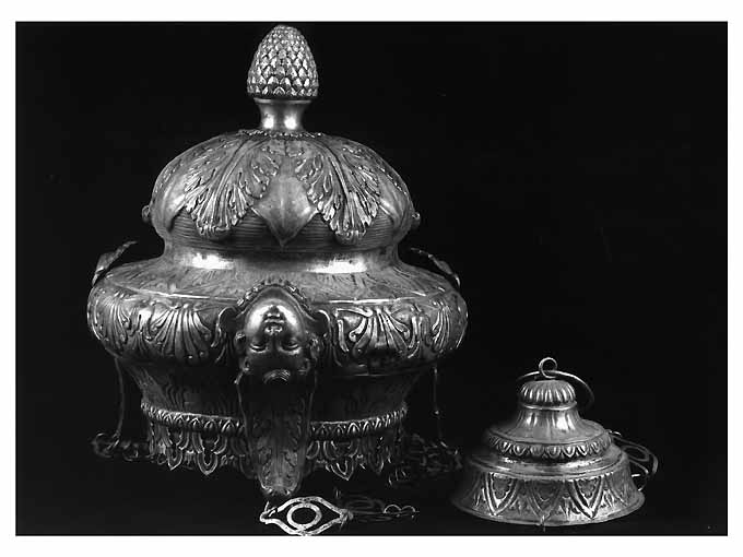 lampada pensile - ambito napoletano (sec. XVIII)