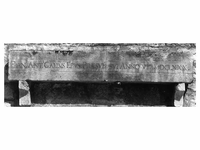 architrave - ambito bitontino (sec. XVII)