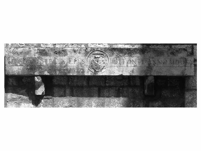 architrave - ambito bitontino (sec. XVII)